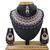 Blue designer function wear ad necklace set