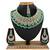 Green designer function wear ad necklace set