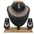 Black designer function wear ad necklace set