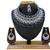 Blue designer function wear ad necklace set