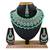 Green designer function wear ad necklace set