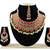 Red designer function wear ad necklace set