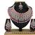 Pink designer function wear ad necklace set