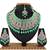 Green designer function wear ad necklace set