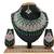 Green designer function wear ad necklace set