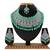 Green designer function wear ad necklace set