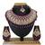 Purple designer function wear ad necklace set