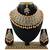 Orange designer function wear ad necklace set