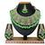 Multicolor designer function wear ad necklace set