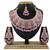 Pink designer function wear ad necklace set