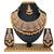 Orange designer function wear ad necklace set