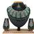Green designer function wear ad necklace set