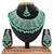 Green designer function wear ad necklace set