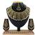 Green designer function wear ad necklace set