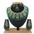 Green designer function wear ad necklace set