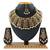 Black designer function wear ad necklace set
