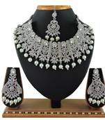 Multicolor designer function wear ad necklace set