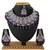 Purple designer function wear ad necklace set