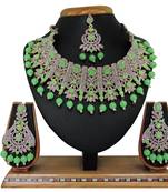 Multicolor designer function wear ad necklace set