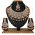 Orange designer function wear ad necklace set