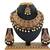 Multicolor designer function wear ad necklace set