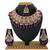 Purple designer function wear ad necklace set