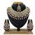 Pink designer function wear ad necklace set