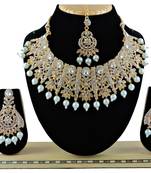 Multicolor designer function wear ad necklace set