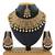 Gold designer function wear ad necklace set