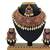 Pink designer function wear ad necklace set