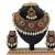Maroon designer function wear ad necklace set