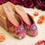 Embroidery work jutti , inside leather finish with heavy soft sole