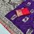 Purple Dola Silk blend Wedding Saree