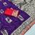 Purple Dola Silk blend Wedding Saree