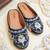 Embroidery work jutti , inside leather finish with heavy soft sole