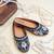 Embroidery work jutti , inside leather finish with heavy soft sole