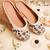 Embroidery work jutti , inside leather finish with heavy soft sole