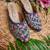 Embroidery work hill, inside leather finish with heavy soft sole with hill