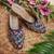 Embroidery work hill, inside leather finish with heavy soft sole with hill