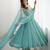 Crunchy Silk Fabric With Diamond Work Kali Pattern Anarkali Kurti With Dupatta Set