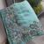 Sky Party Wear Crunchy silk Saree with embroidery