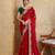 Red Party Wear Soft  Fendy tissue Saree