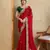 Red Party Wear Soft  Fendy tissue Saree