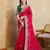 Red Party Wear Soft Fendy Tissue Saree