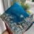 Teal Blue Party Wear Soft Fendy Tissue Saree
