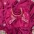 Magenta party wear Rangoli art silk saree