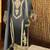 Grey embroidered chinon pakistani salwar suit