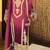 Pink embroidered chinon pakistani salwar suit