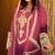 Pink embroidered chinon pakistani salwar suit