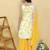 Yellow printed cotton sharara set